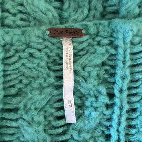 Free People Chunky Knit Sweater Free Shipping - Picture 6 of 7